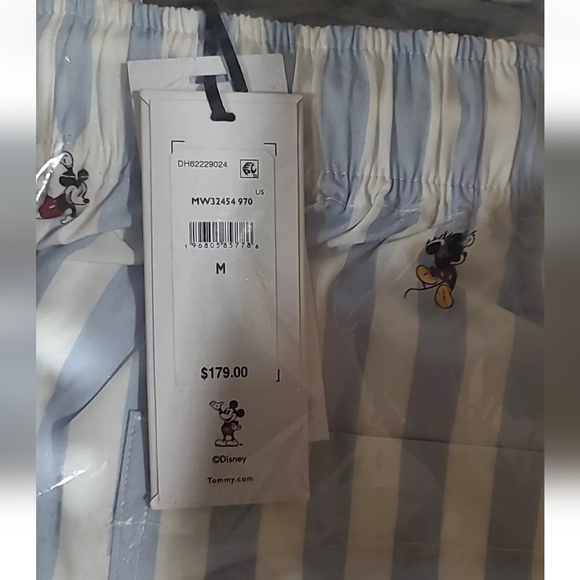 Tommy Hilfiger Disney Mickey Mouse Striped Shorts Disney100 Mens $179 retail - Picture 5 of 5